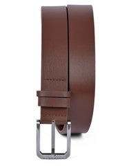 Formal Belt Pin Buckle Brown BTF2502 Uniworth Single Side BTF2502-32