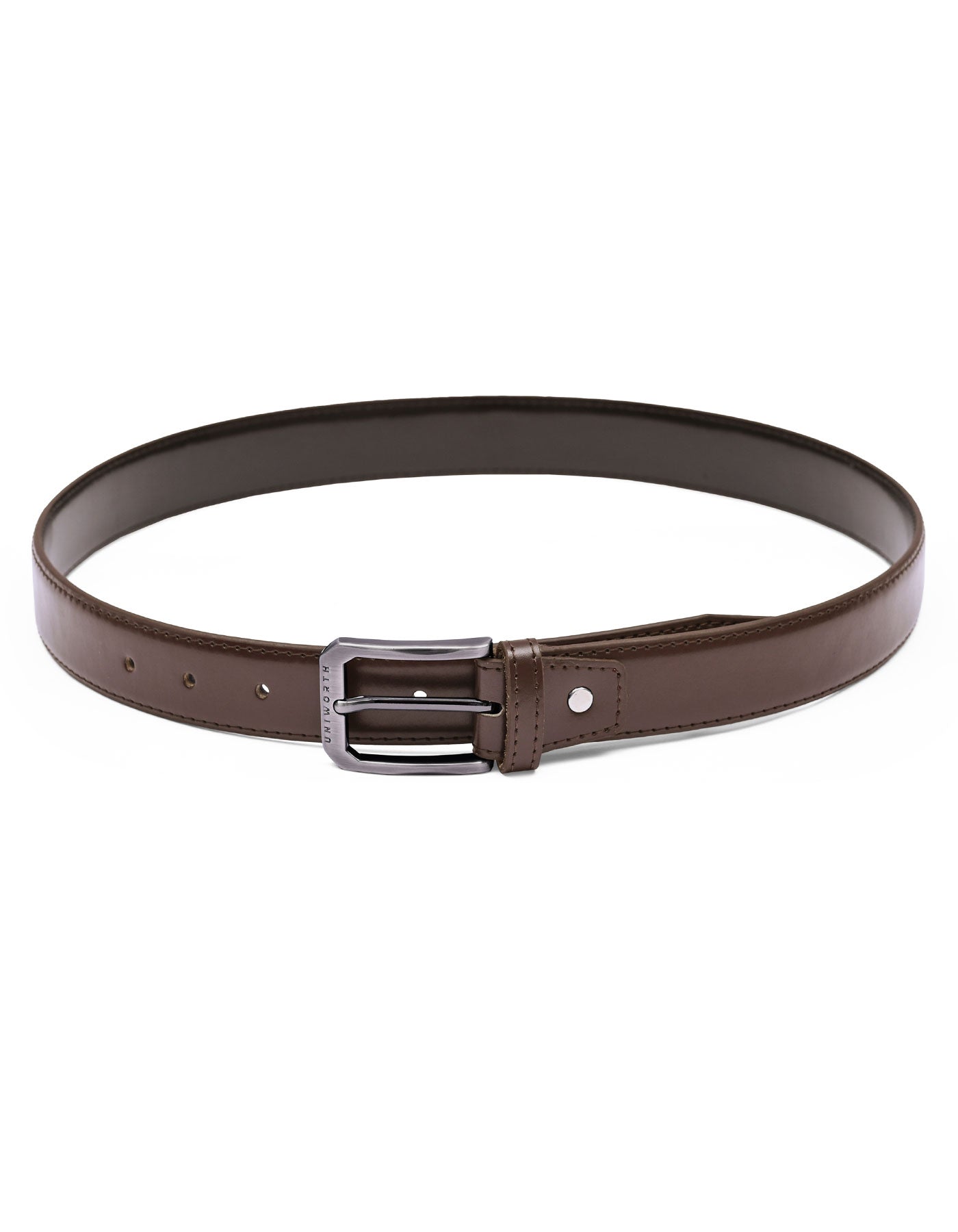 Formal Belt Pin Buckle Brown BTF2508 Uniworth Single Side BTF2508-34
