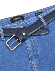 Formal Belt Pin Buckle Navy BTF2509 Uniworth Single Side BTF2509-36