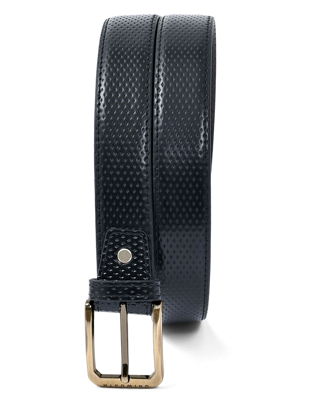 Formal Belt Pin Buckle Brown BTF2511 Uniworth Single Side BTF2511-32