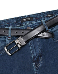 Formal Belt Pin Buckle Black BTF2541 Uniworth Double Side BTF2541-36