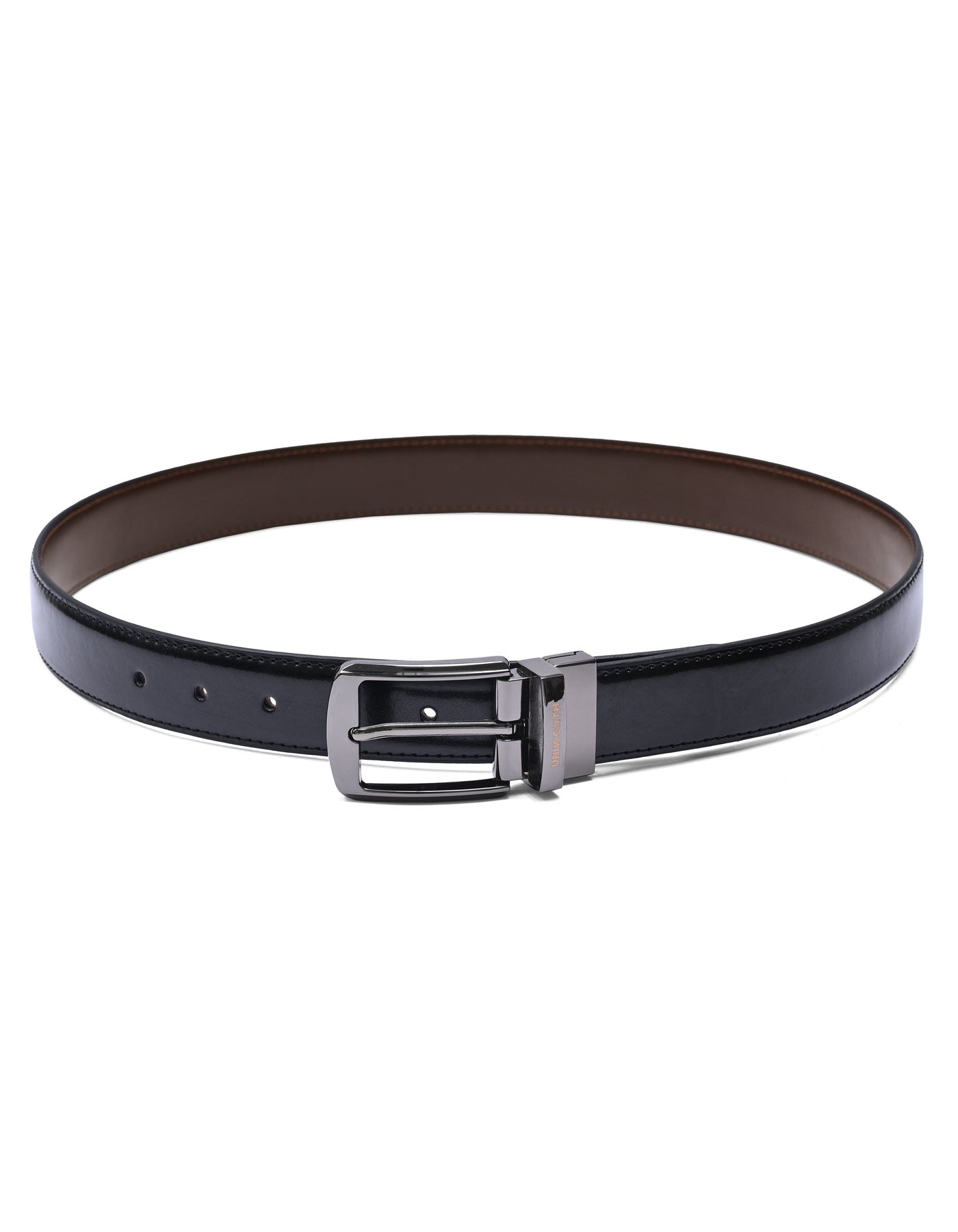 Formal Belt Pin Buckle Black BTF2541 Uniworth Double Side BTF2541-34