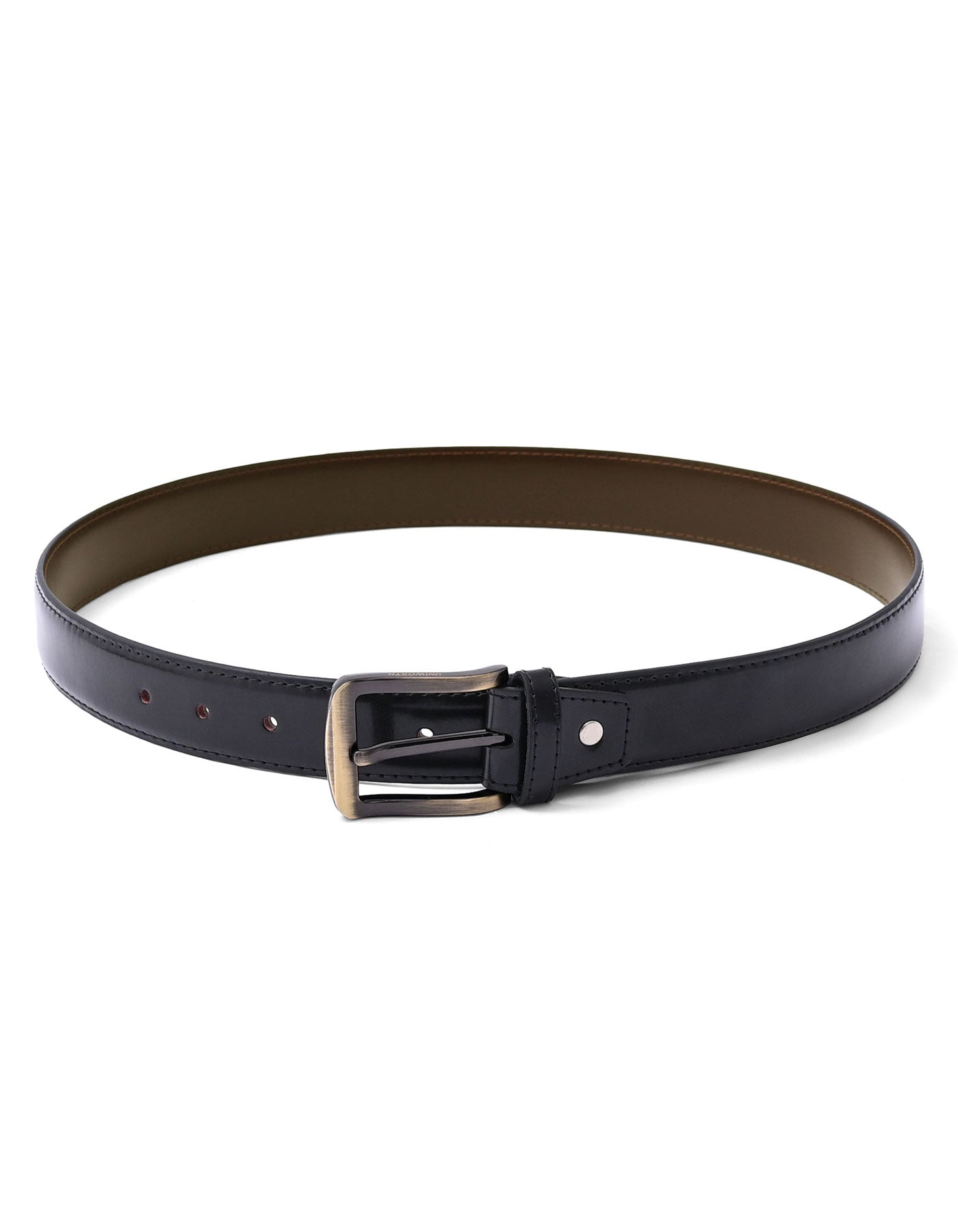 Formal Belt Pin Buckle Black BTF2542 Uniworth Single Side BTF2542-34