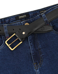 Formal Belt Pin Buckle Black BTF2610 Uniworth Single Side BTF2610-36