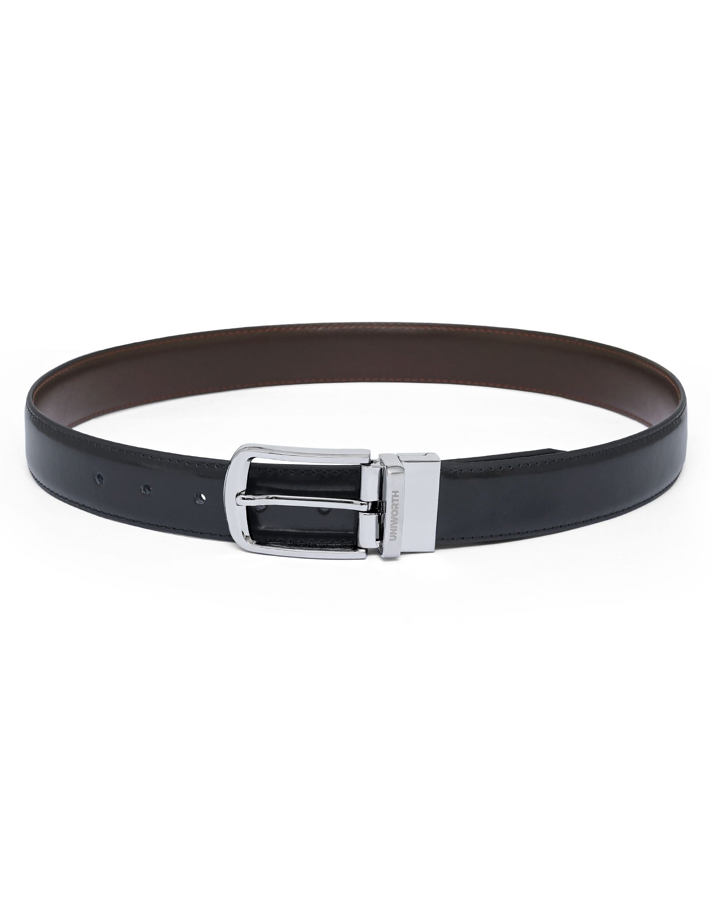 Formal Belt Premium Buckle Black BTP2500 Uniworth Double Side BTP2500-34