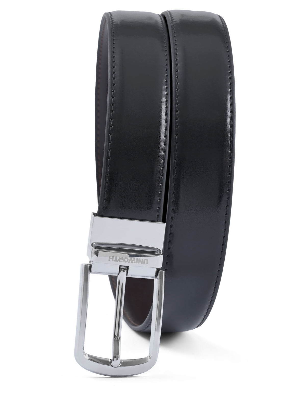Formal Belt Premium Buckle Black BTP2500 Uniworth Double Side BTP2500-32