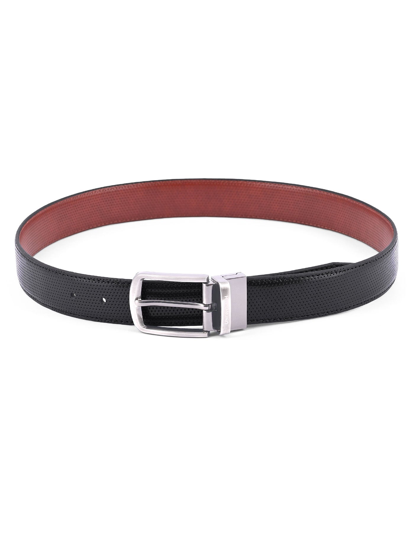 Formal Belt Premium Buckle Black BTP2504 Uniworth Double Side BTP2504-34
