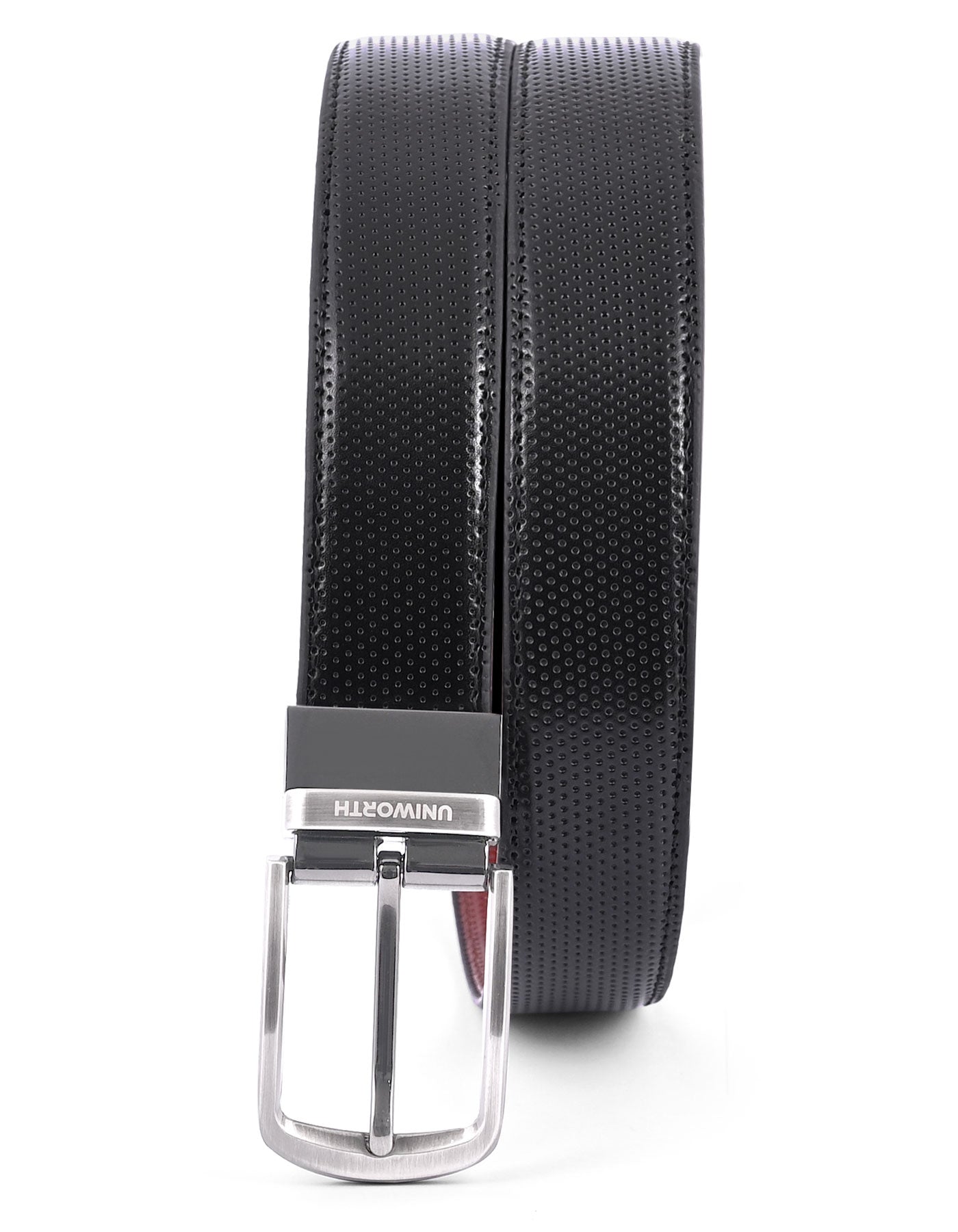Formal Belt Premium Buckle Black BTP2504 Uniworth Double Side BTP2504-32