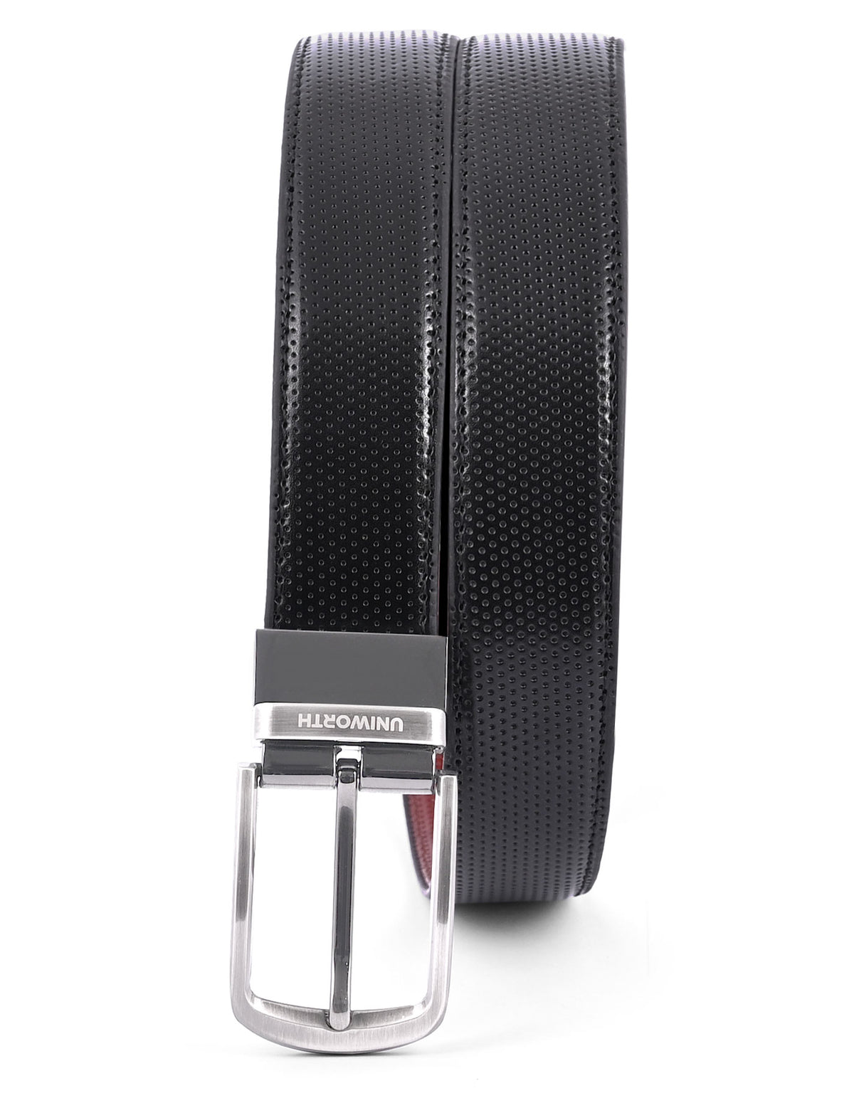 Formal Belt Premium Buckle Black BTP2504 Uniworth Double Side BTP2504-32