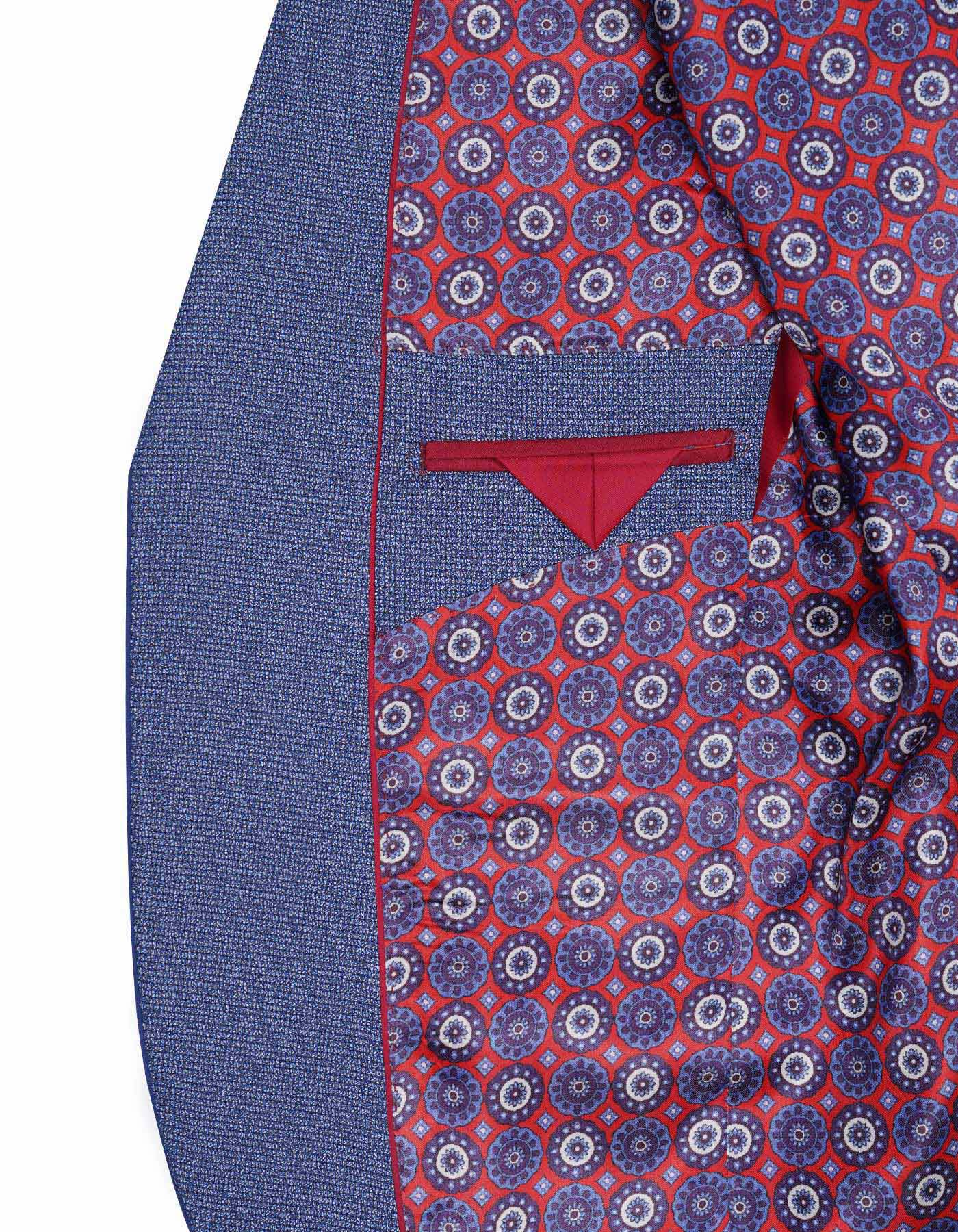 M Blue Tailored Smart Fit Coat CC2354-44