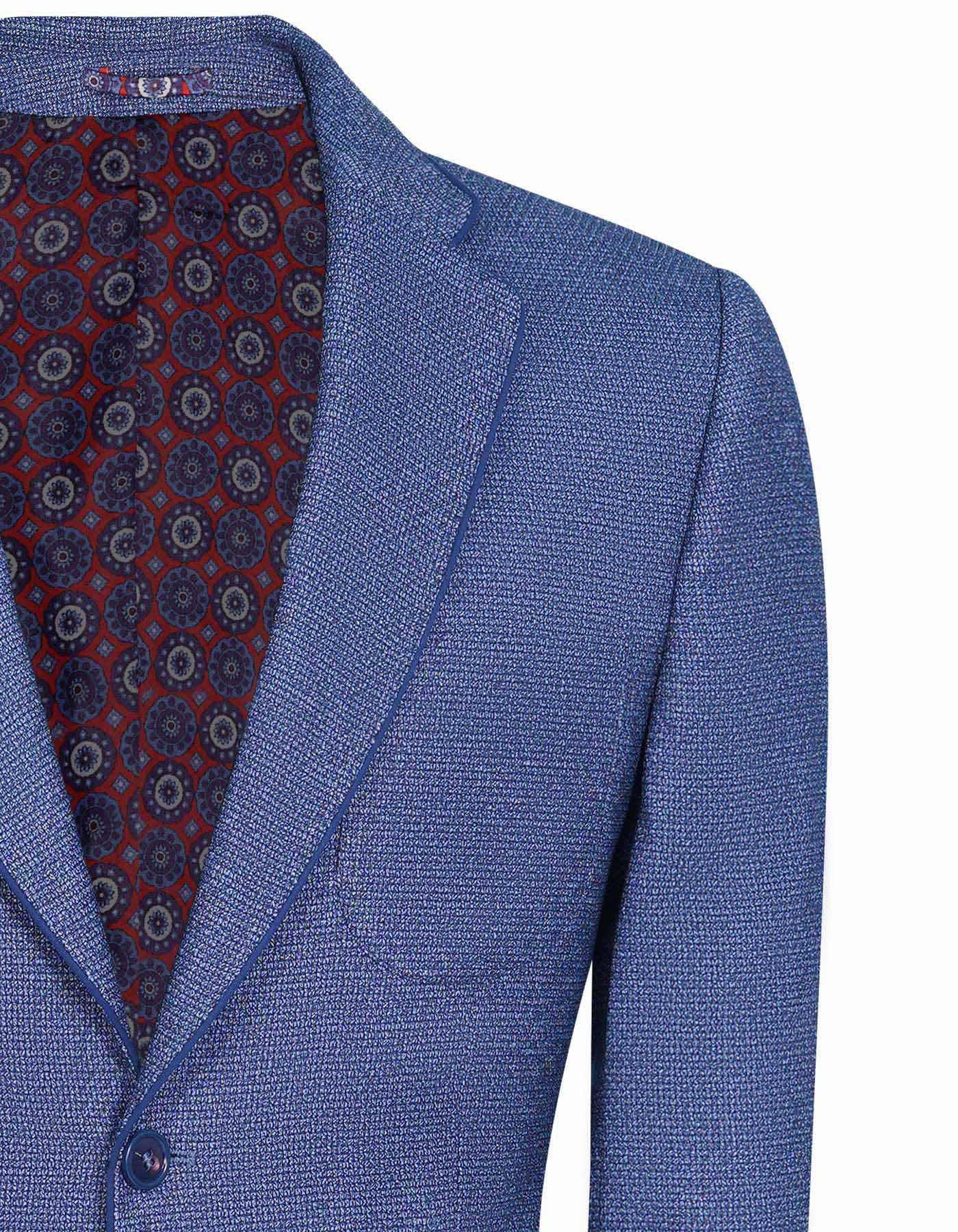 M Blue Tailored Smart Fit Coat CC2354-36