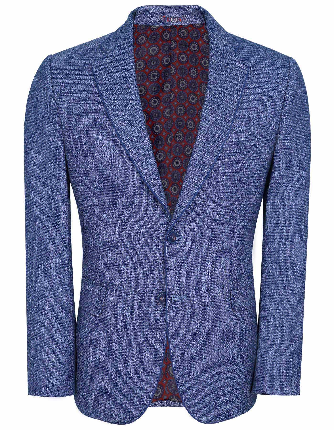 M Blue Tailored Smart Fit Coat CC2354-34