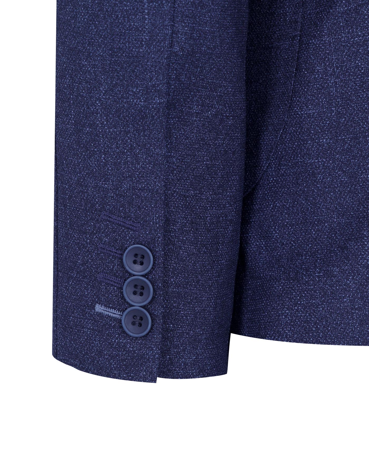 D Blue Tailored Smart Fit Coat CC2355-40