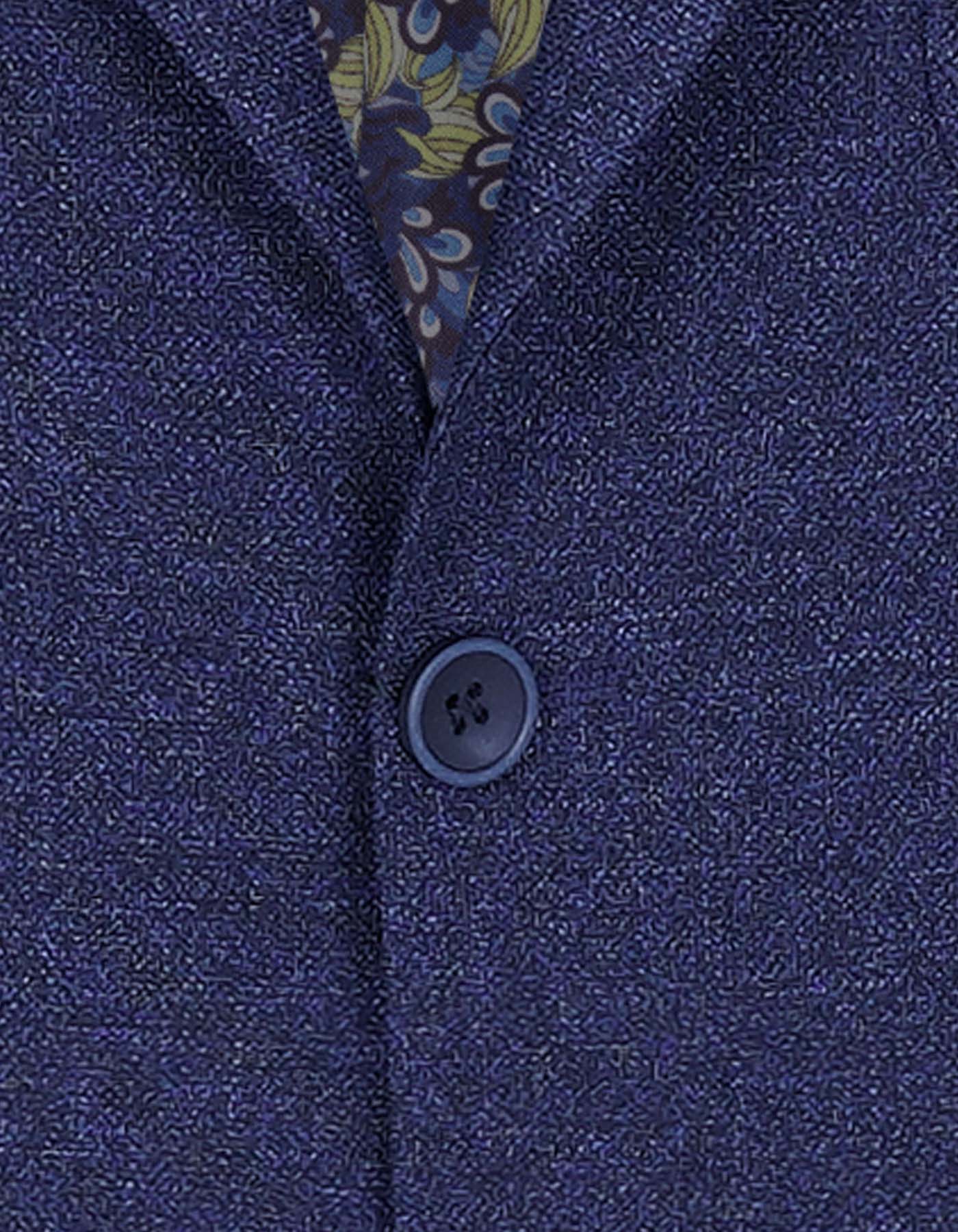 D Blue Tailored Smart Fit Coat CC2355-38
