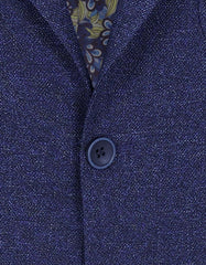 D Blue Tailored Smart Fit Coat CC2355-38
