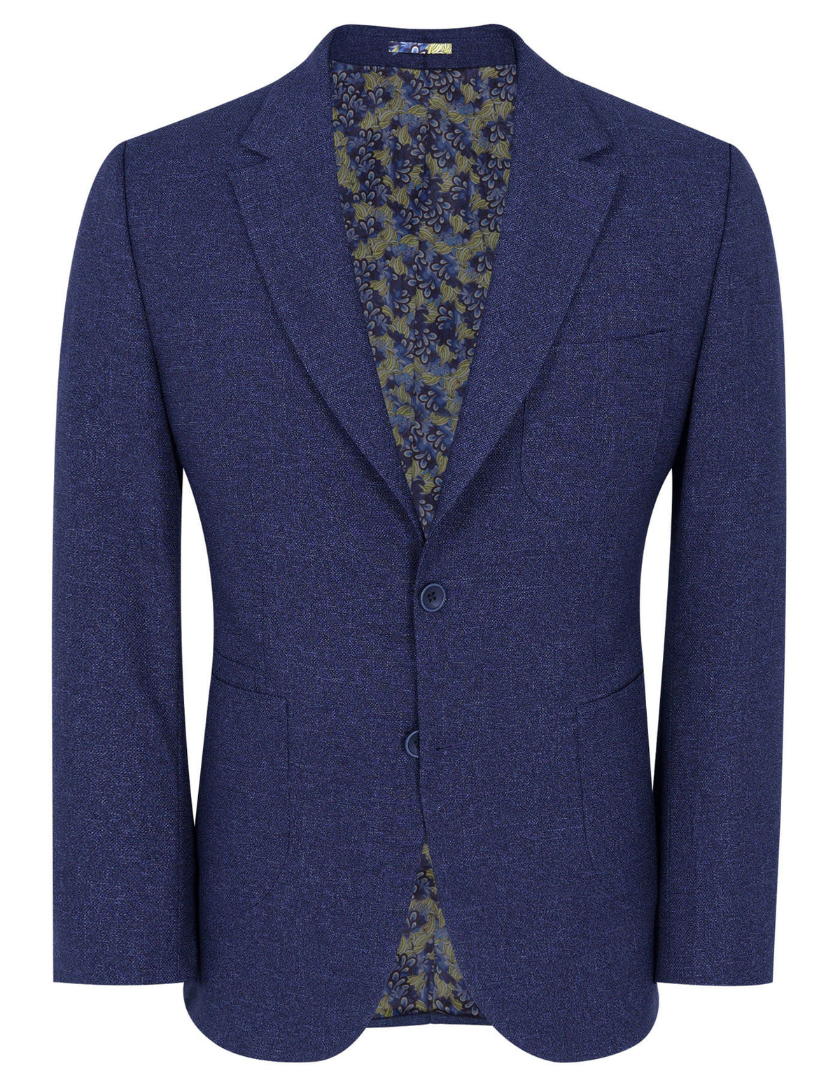 D Blue Tailored Smart Fit Coat CC2355-34