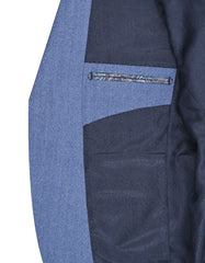 L Blue Tailored Smart Fit Coat CC2374-44