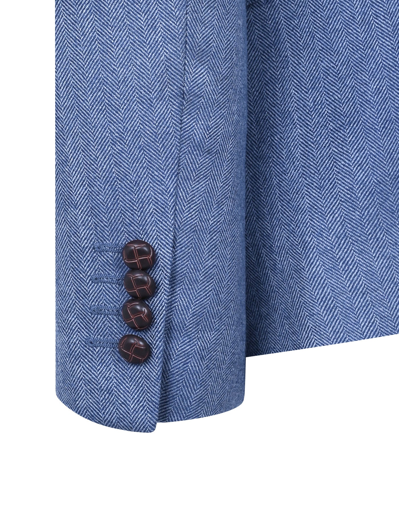 L Blue Tailored Smart Fit Coat CC2374-40