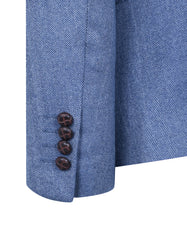 L Blue Tailored Smart Fit Coat CC2374-40
