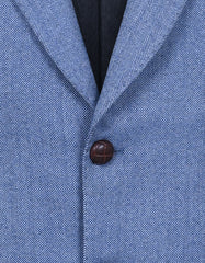 L Blue Tailored Smart Fit Coat CC2374-38