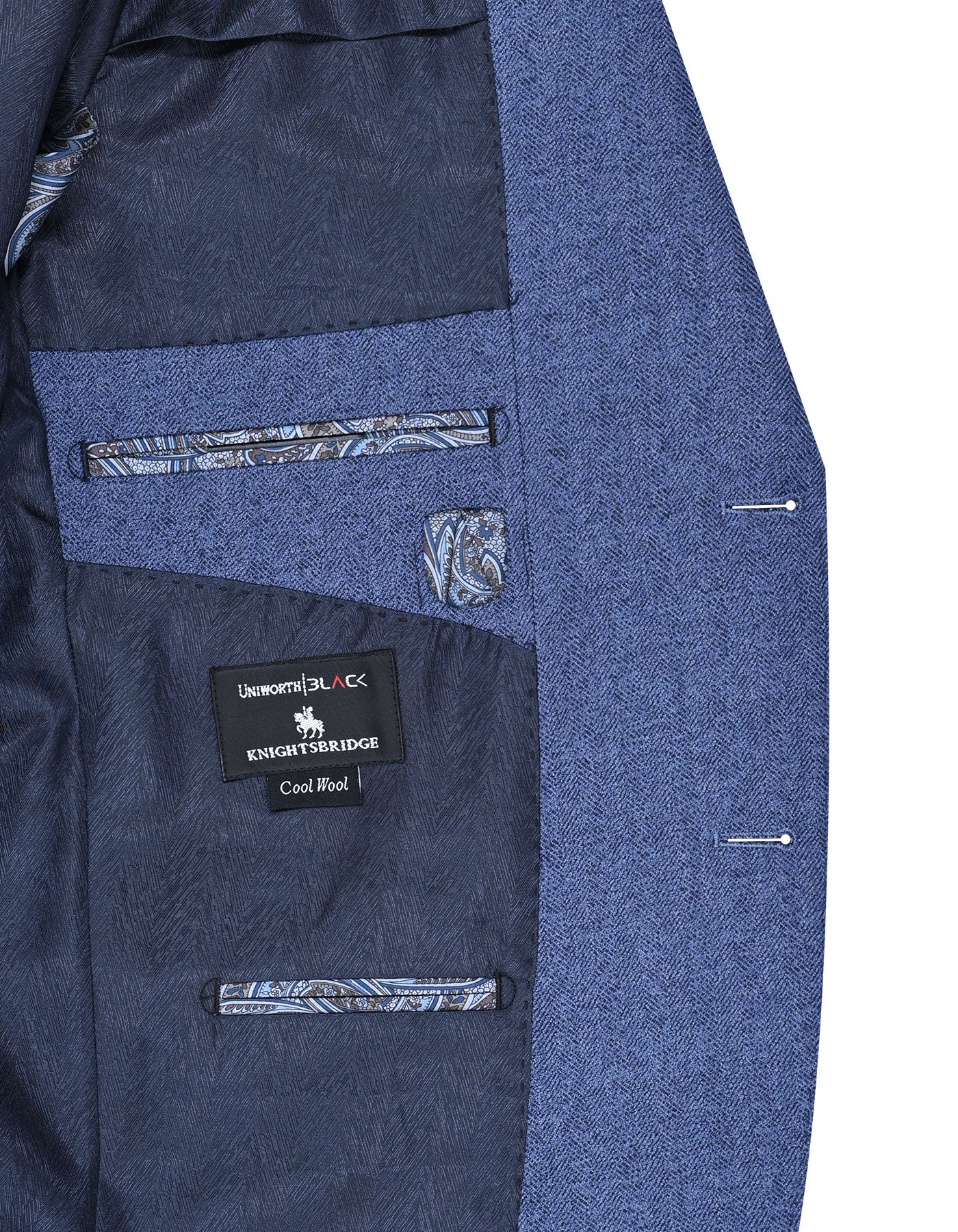 Blue Tailored Smart Fit Coat CC2377-42