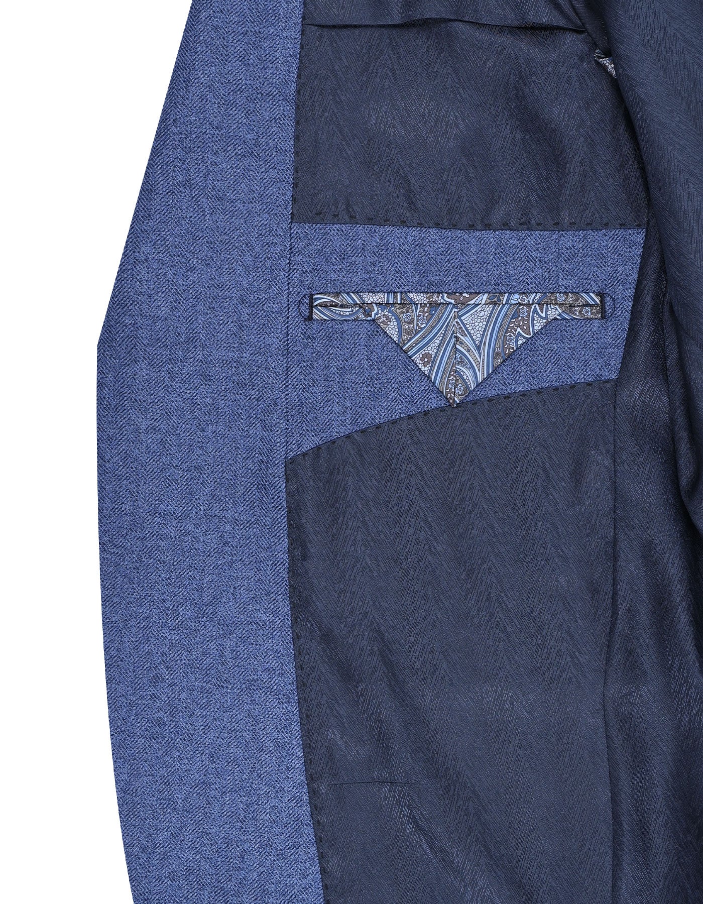 Blue Tailored Smart Fit Coat CC2377-44