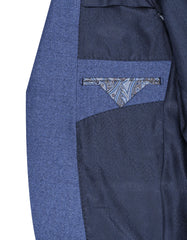 Blue Tailored Smart Fit Coat CC2377-44