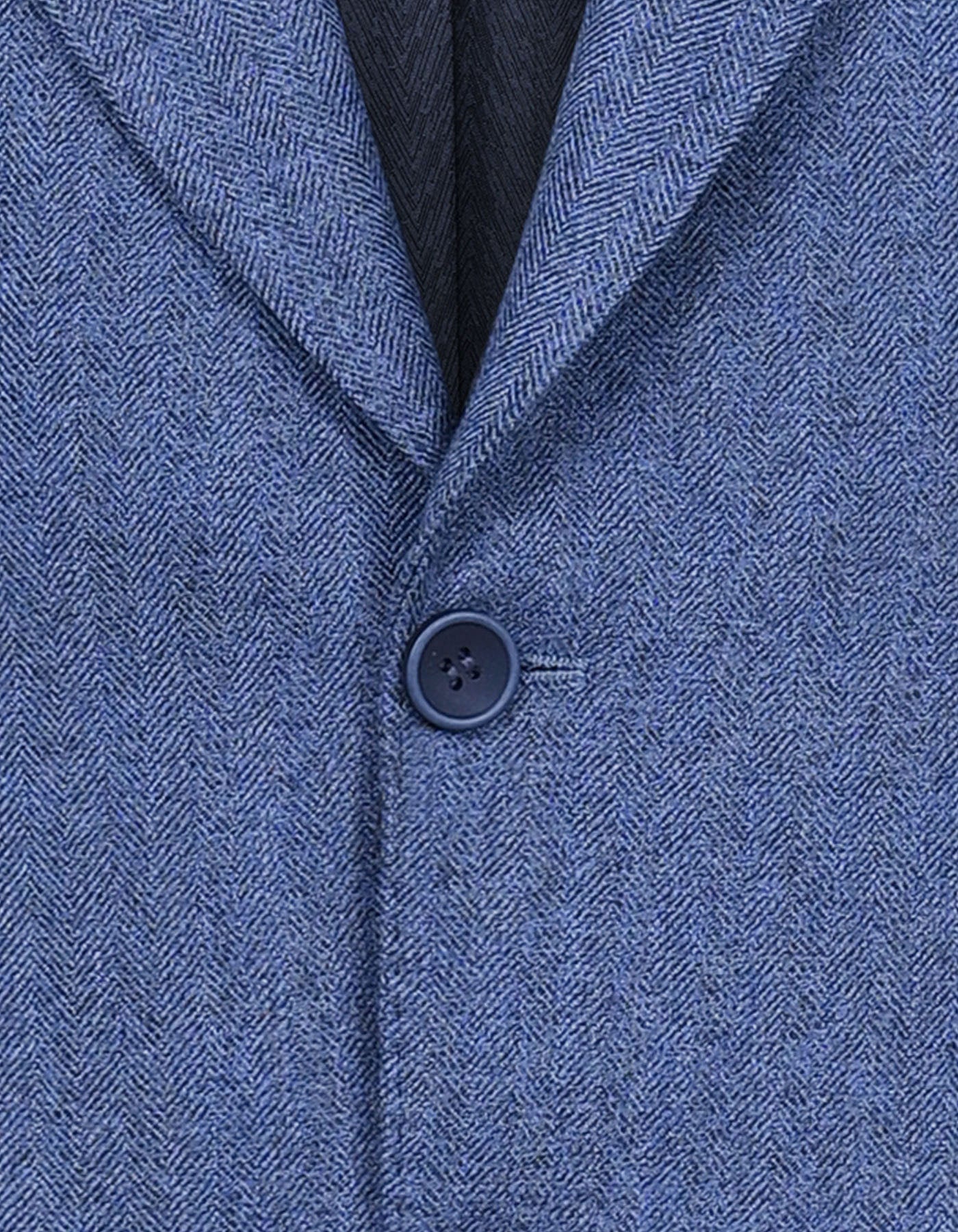 Blue Tailored Smart Fit Coat CC2377-38