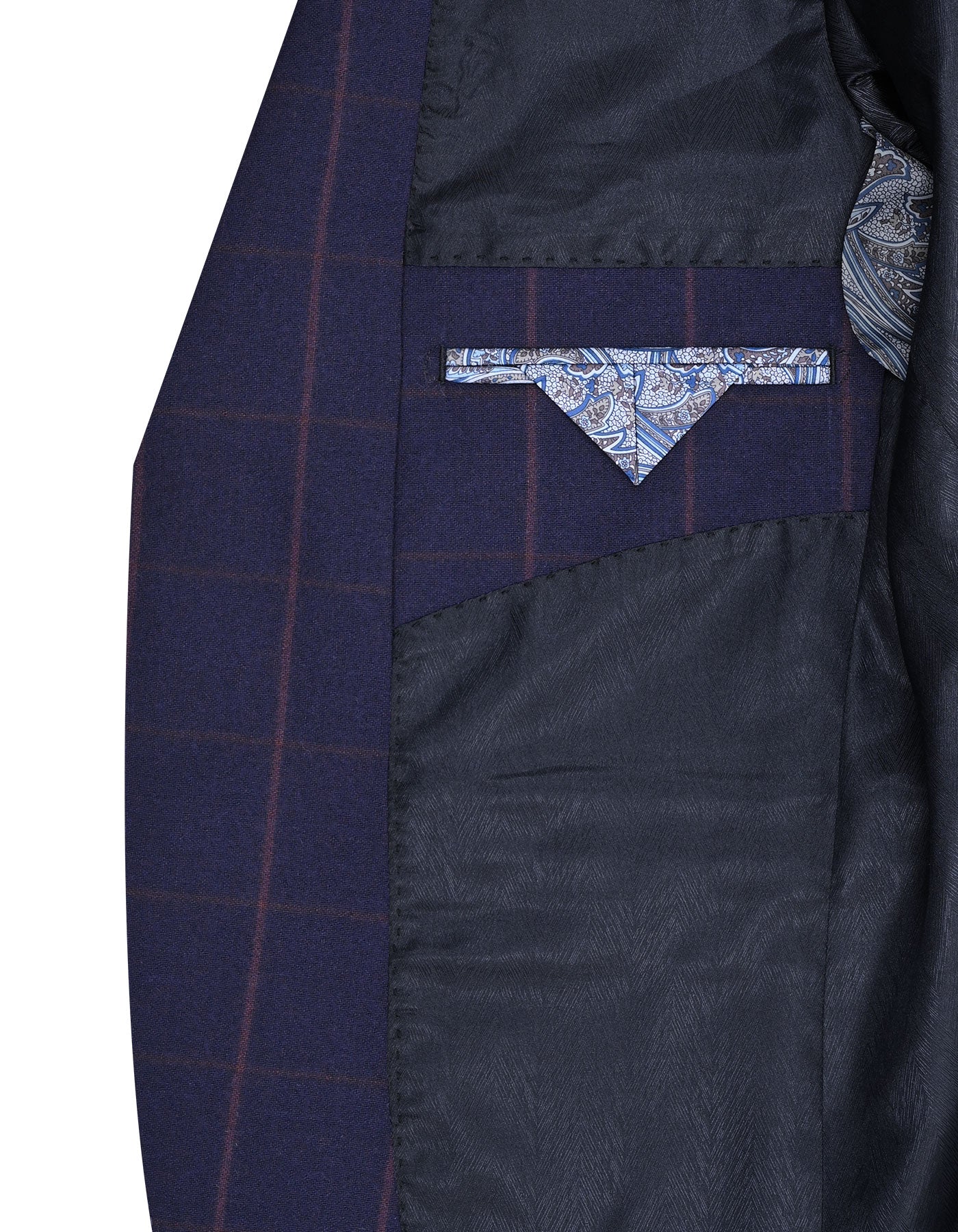 Navy Tailored Smart Fit Coat CC2392-44