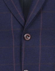 Navy Tailored Smart Fit Coat CC2392-38