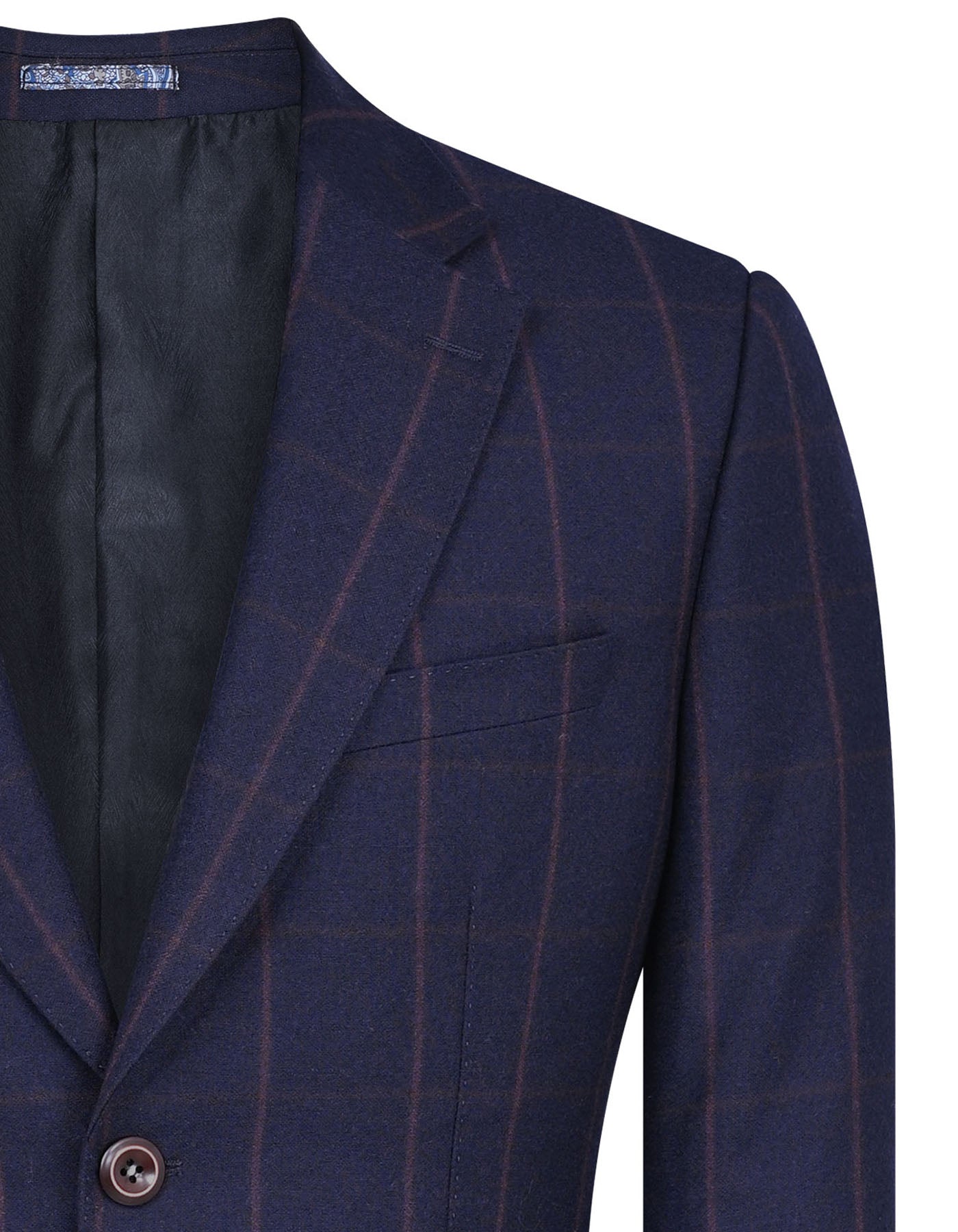 Navy Tailored Smart Fit Coat CC2392-36