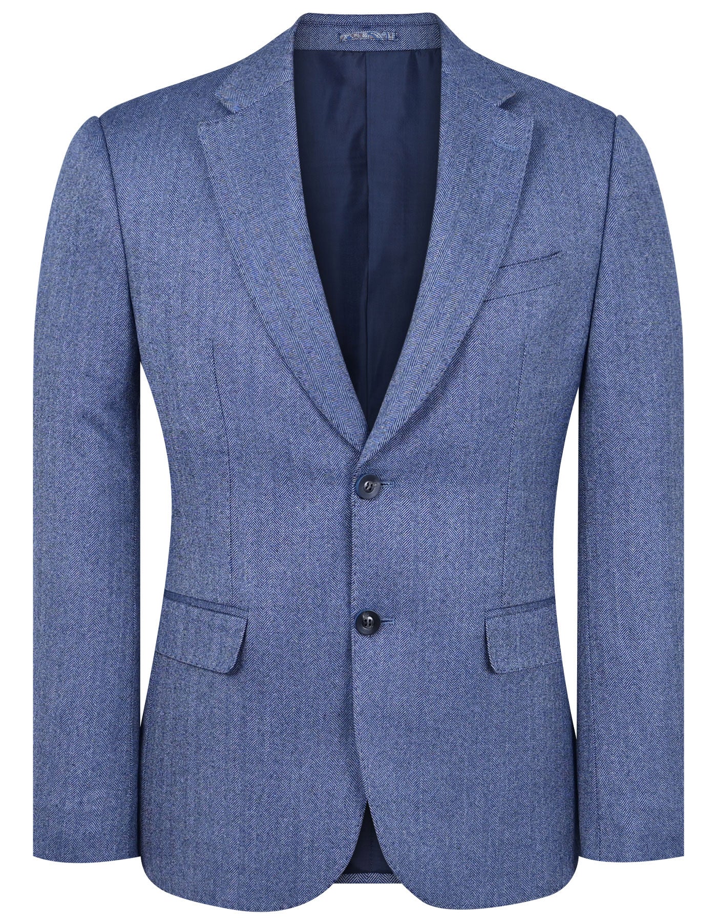 Blue Tailored Smart Fit Coat CC2400-34