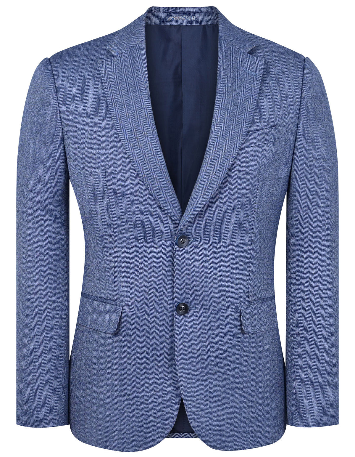 Blue Tailored Smart Fit Coat CC2400-34
