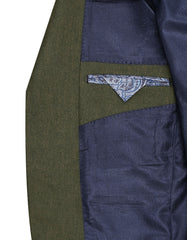 Olive Tailored Smart Fit Coat CC2401-44