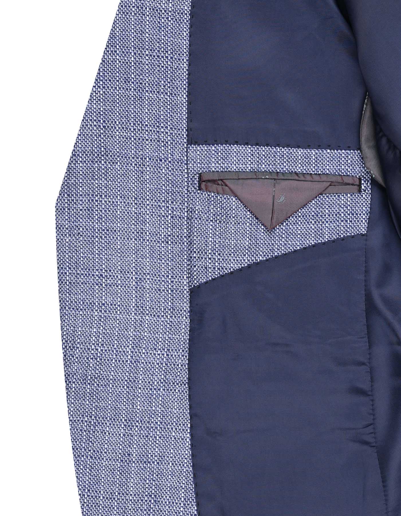 L Blue Tailored Smart Fit Coat CC2412-44