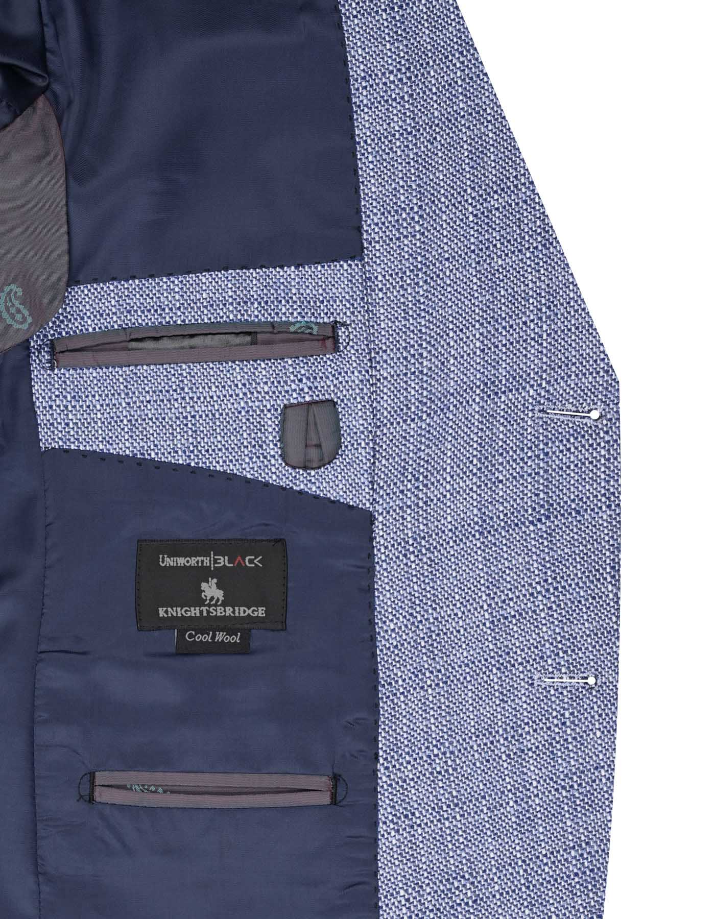 L Blue Tailored Smart Fit Coat CC2412-42