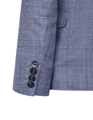 L Blue Tailored Smart Fit Coat CC2412-40
