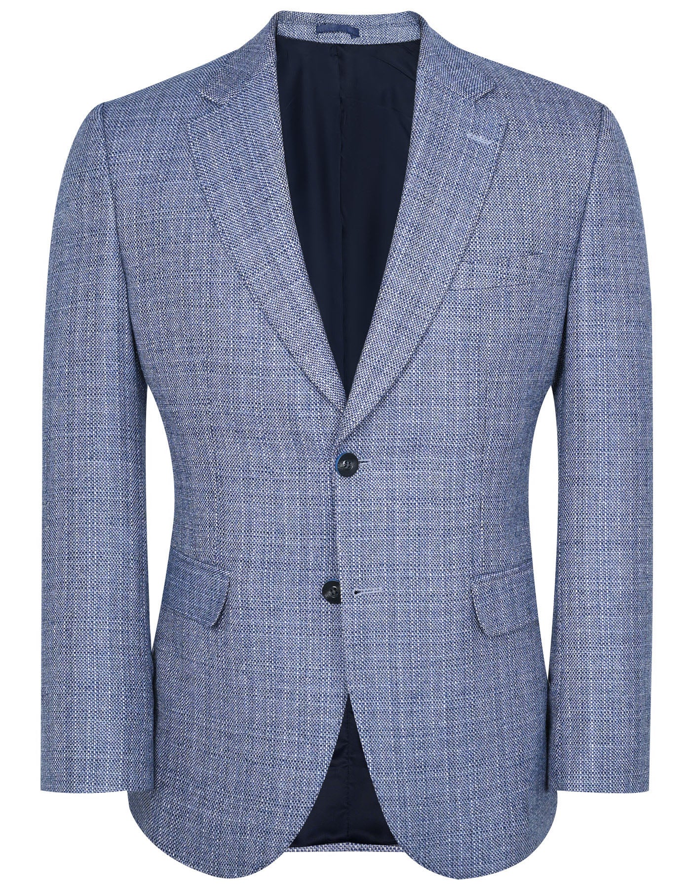 L Blue Tailored Smart Fit Coat CC2412-34