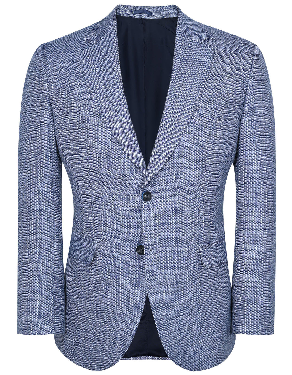 L Blue Tailored Smart Fit Coat CC2412-34