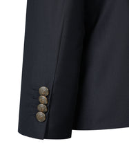 Black Tailored Smart Fit Coat CC2432-40