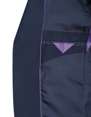 Navy Tailored Smart Fit Coat CC2433-44