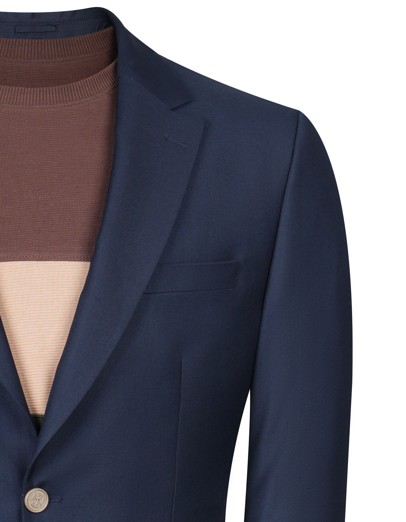 Navy Tailored Smart Fit Coat CC2433-36