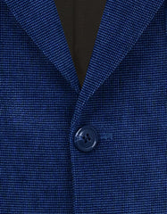 D Blue Tailored Smart Fit Coat CC2434-40