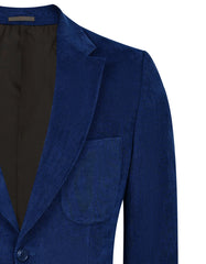 D Blue Tailored Smart Fit Coat CC2434-38