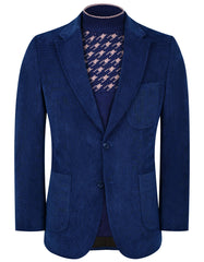 D Blue Tailored Smart Fit Coat CC2434-34