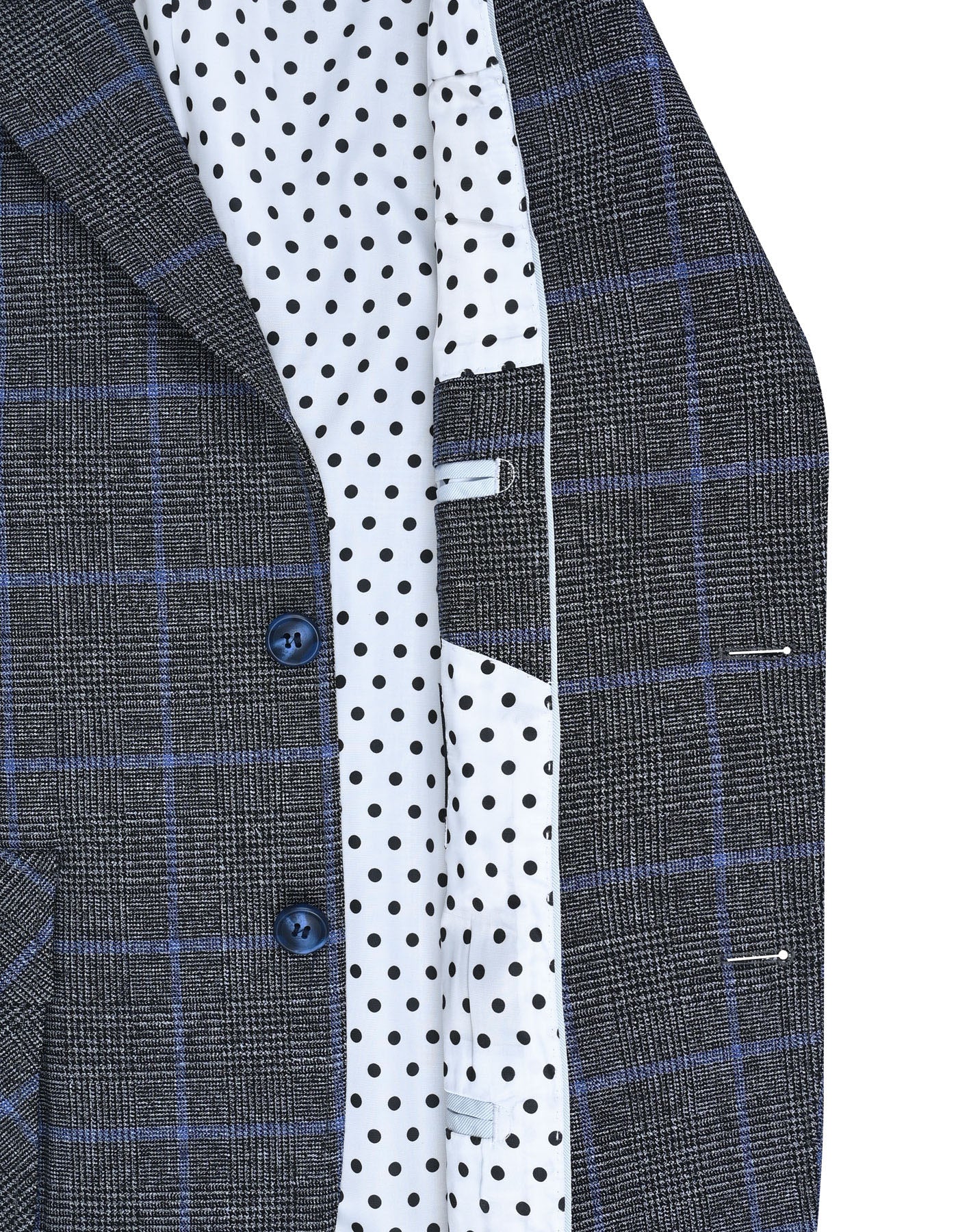 D Grey Tailored Smart Fit Coat CC2435-40