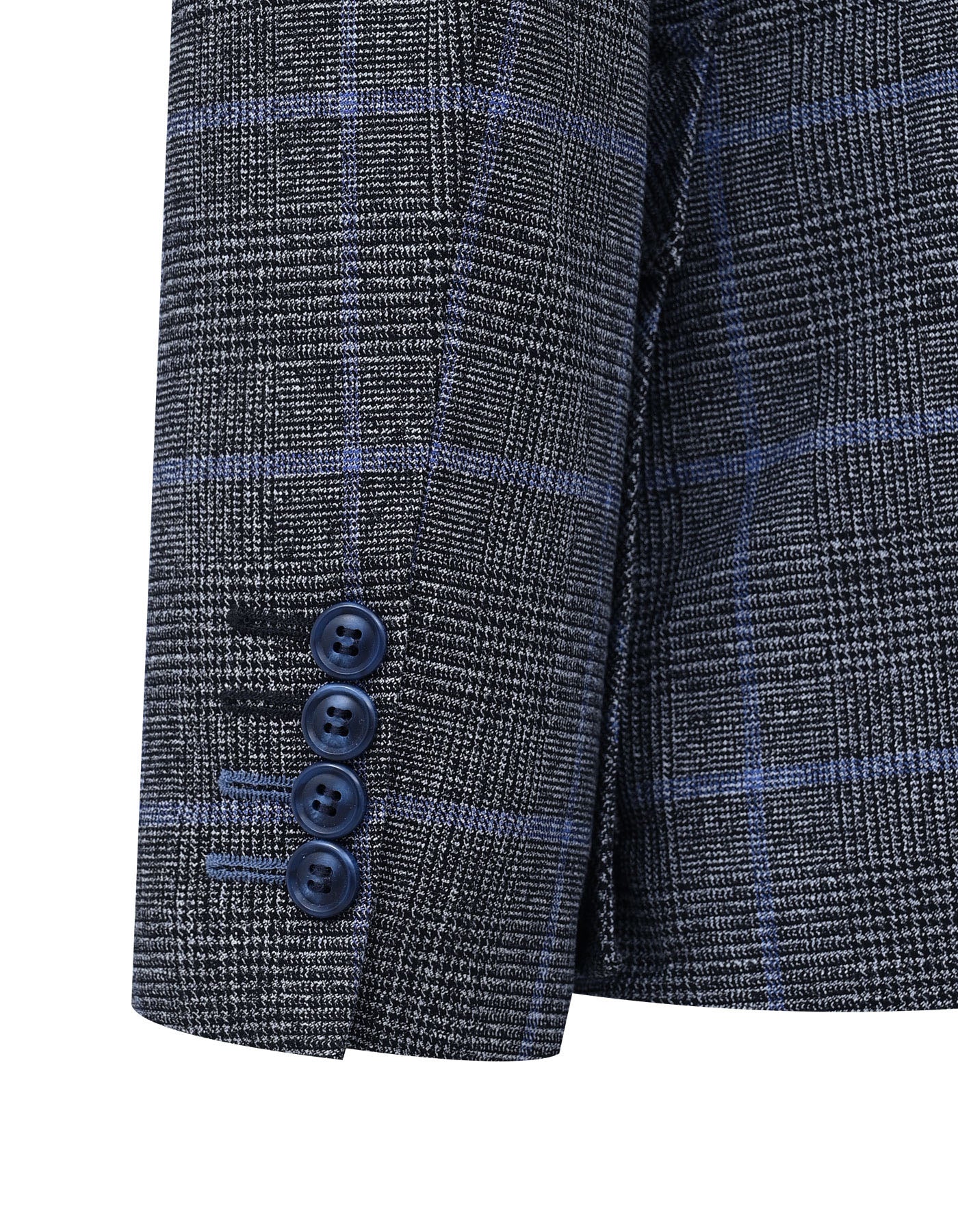 D Grey Tailored Smart Fit Coat CC2435-42