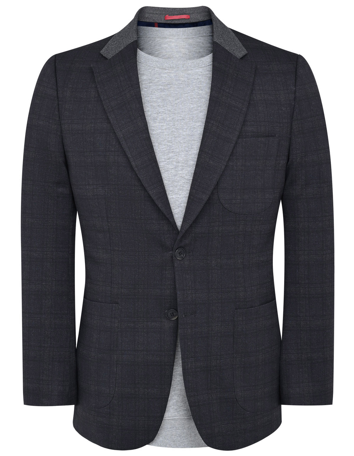Charcoal Tailored Smart Fit Coat CC2437-34