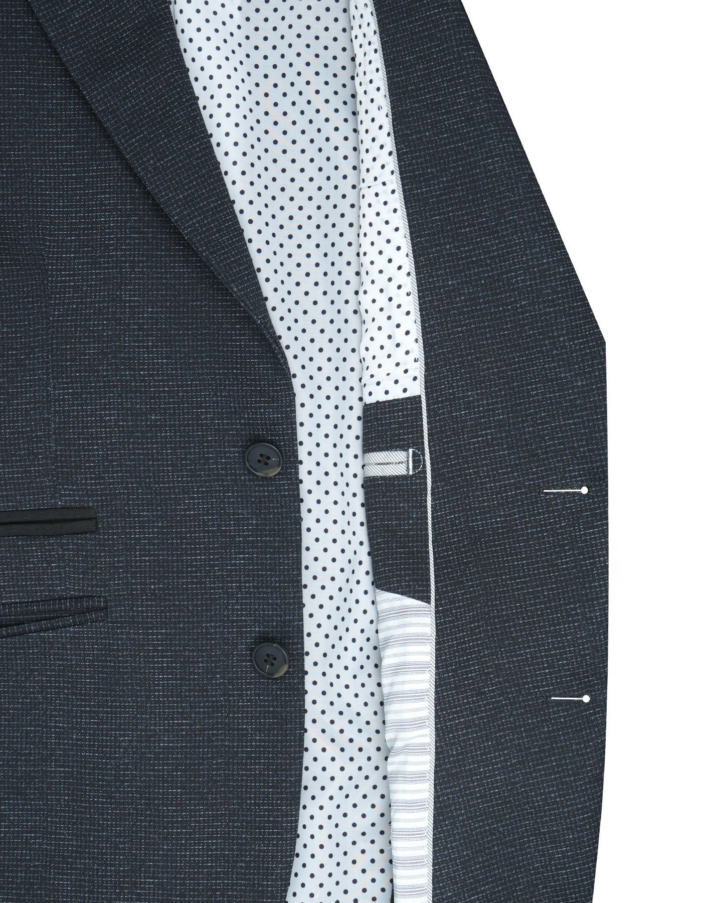 Black Tailored Smart Fit Coat CC2439-46