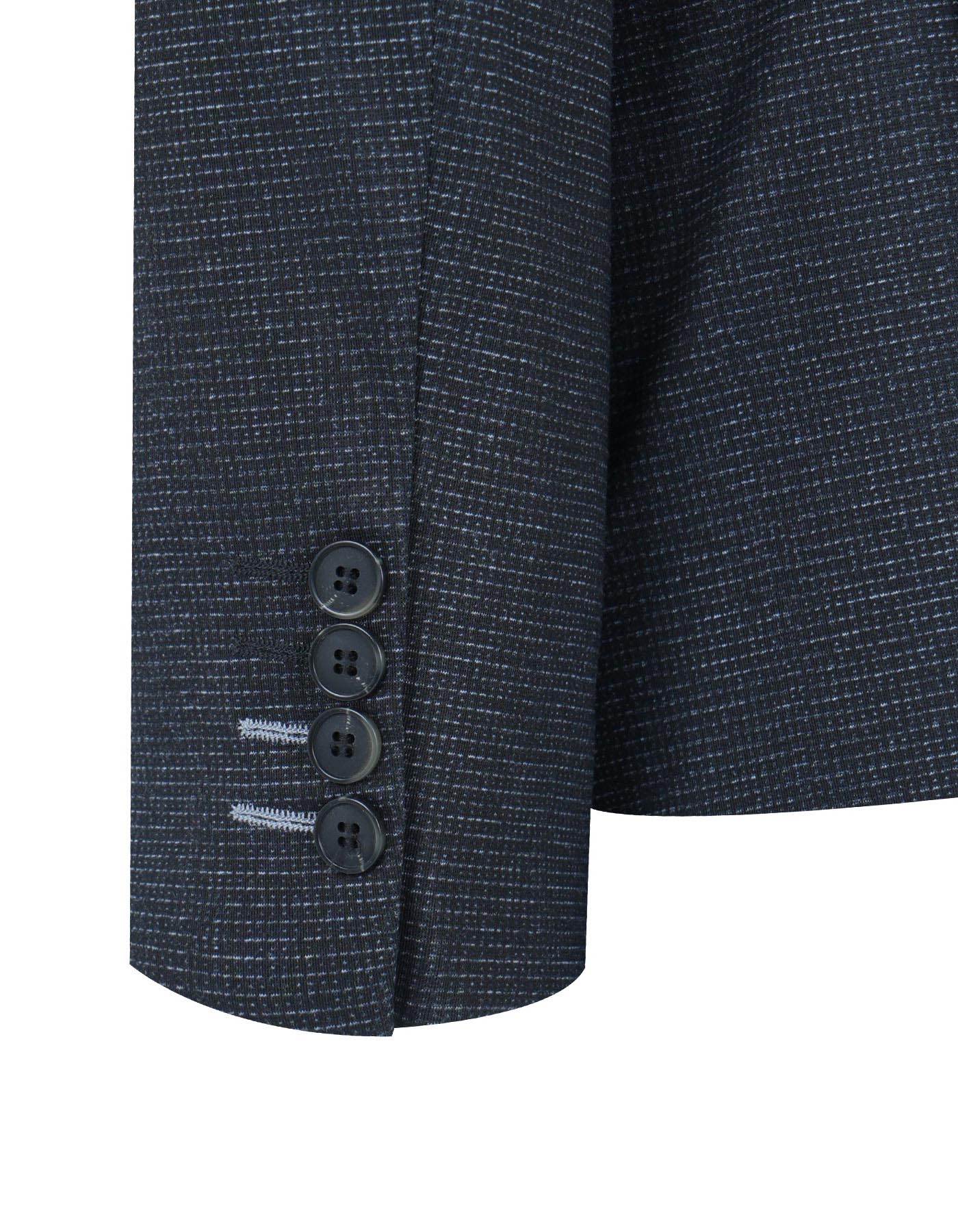 Black Tailored Smart Fit Coat CC2439-44